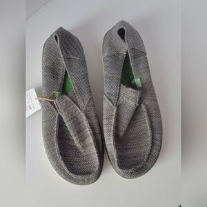 Gray Slip-On Men's Shoes - Size 11